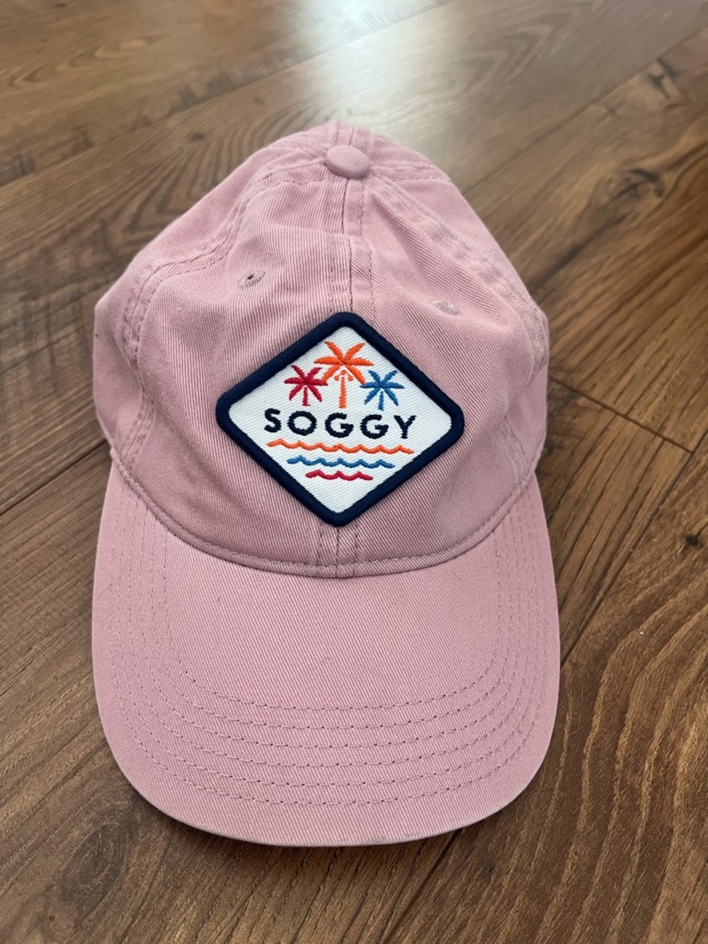 Soggy Dollar Youth Baseball Hat Pink 100% Cotton Legacy